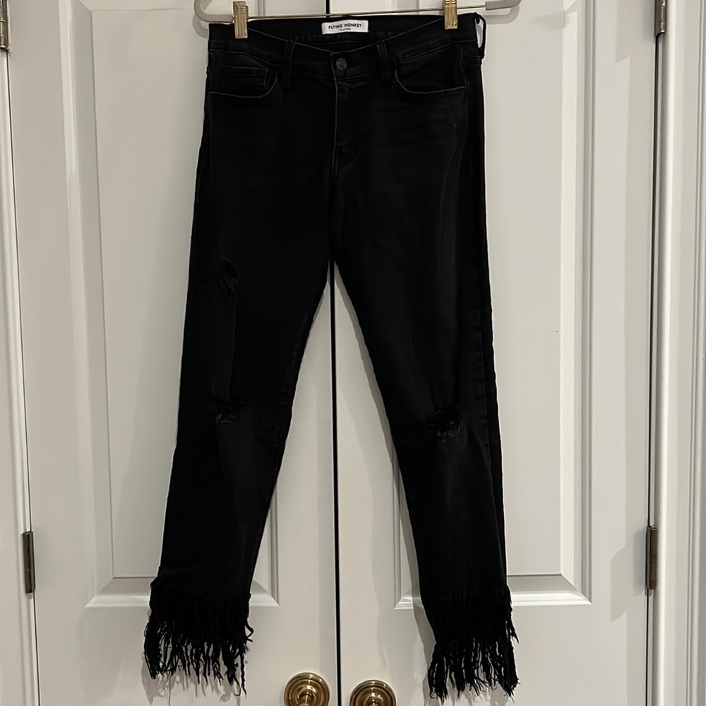 Flying Monkey Frayed Jeans